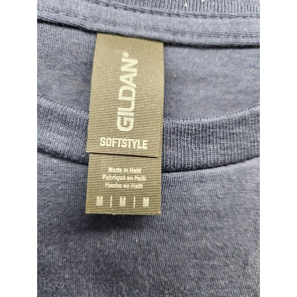 Gildan Softstyle Think Beyond The Twist Pretzilla T-Shirt Med Navy Blue - NEW - Picture 4 of 4